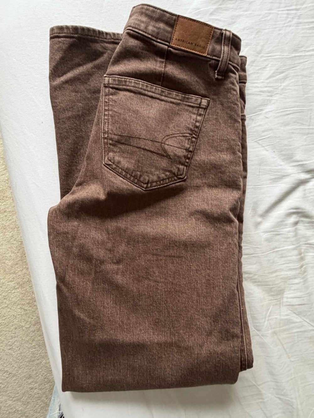 American Eagle Outfitters women’s Brown Jeans-tall - Picture 4 of 5